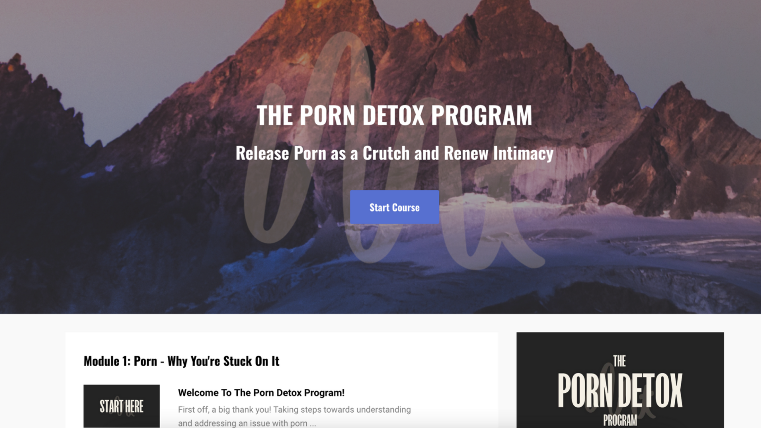 Porn Detox Program Man Talks
